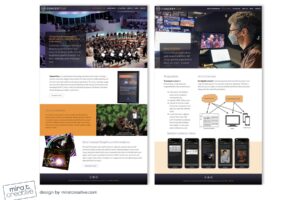 Concert Cue, music website design