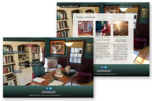 Kate Whouley, author website design