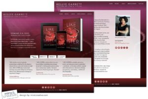 Kellye Garrett, author website design