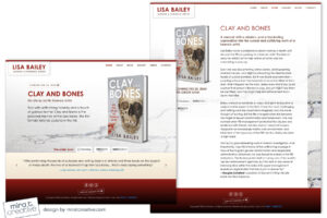 Lisa Bailey, author website design