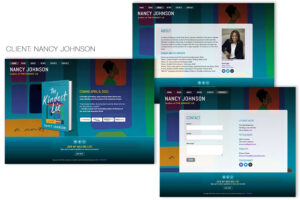 Nancy Johnson, author website design