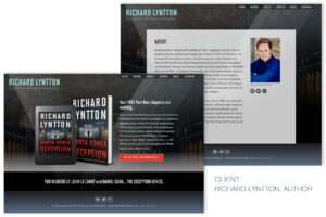 Richard Lyntton, author website design