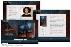 Rose Egal, debut author website design