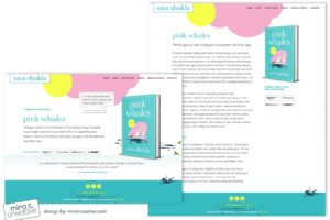 Sara Shukla debut author website design